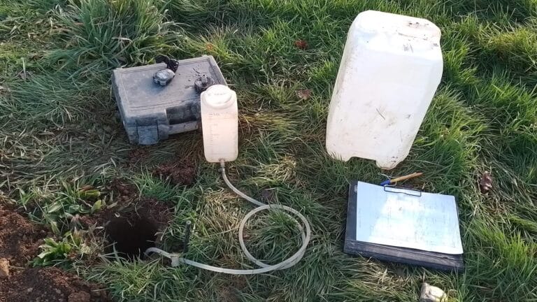 Test de Permeabilite Porchet - Concarneau Bretagne