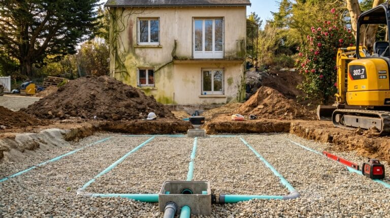 Travaux filtre a sable 2 - Concarneau Bretagne